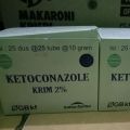 Ketoconazole cream 2%. 