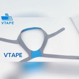 2-Pack — VTape N20 Headgear Blue Accent Adjustable Straps & Accessories for CPAP Mask Wear