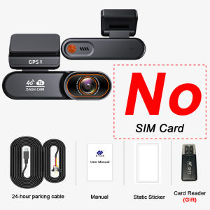 Yangood Dashcam LTE 4G Cloud Storage Recording GPS Positioning Support Remote Video Viewing Car 12V/14V Power Line Camera