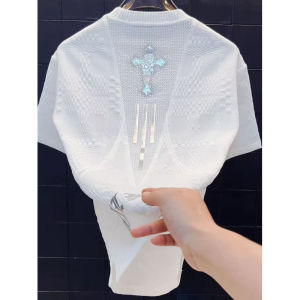 Kawadu | Luxury Casual Hollow Out Cross T-Shirt