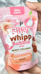 JOJI Secret Young Silky Whipp Bubble Soap Bright Collagen Glutathione & Peach 100g