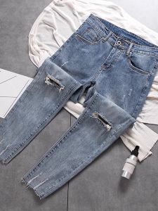 กางเกงยีนส์ทรงสลิมฟิตสำหรับผู้ชาย กางเกงขายาวทรงเข้ารูป ทรงหลวม ทรงขากระบอกเล็ก ทรงขากระบอกเล็ก ทรงเข้ารูป ทรงเข้ารูป