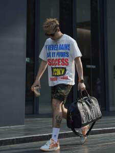 YUANQ American Camouflage Mesh Shorts Summer Embroidered Double Layer Not Knee-Length Casual Sports Small Fourths Pants