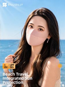 BILLI ZILLY | Full Face Sun Protection Mask Ultraviolet Blocking Seamless Breathable Icy Silk Mask