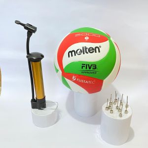 Bola Volley Voli Volly Molten Gratis Pompaan Jaring Pentil Kumplit Pres Embos Berkualitas Empuk