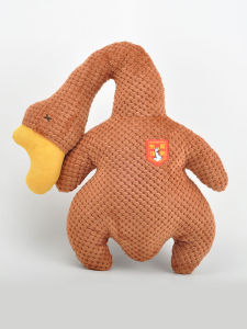 Original SNOW BLACK Burned Goose Pillow Cute Creative Plush Doll Cultural Creative Products Duckling Shaped Cushion for Home Decor