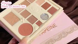 Lace Book Eyeshadow Low Saturation Relief 12 Color Eye Shadow Makeup Palette Makeup Palette Earth Milk Tea Color Crouching Silkworm Niche