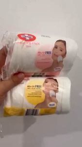 Cleene Oval Facial Cotton Pads 40+10 Pads