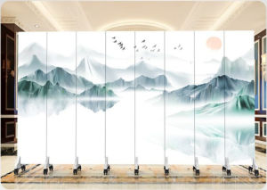 2kxx [3pcs/W120xH180cm] Screen Partition Wall Simple Modern Nordic Living Room Office Home Bedroom Decoration Cover Mobile Folding Folding Screen / Please Contact Us To Customize The Size-屏风