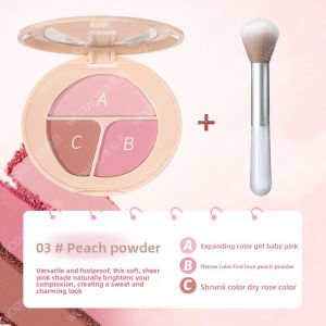 JIUQI | Contour Enhancing Shrinkage Color 3-in-1 Highlight and Contour Blush Palette