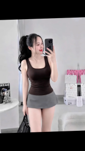 Áo 2 dây to KVYBODY A67 chất thun cotton borip lụa dày mịn co giãn thích hợp mặc ở nhà đi chơi đi dạo đi du lịch