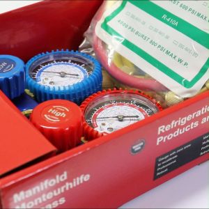 3031 AT-AM60RYB-S ชุดเกจเติมน้ำยาแอร์สำหรับน้ำยา R410A R404A R22 และ R134A แบรนด์ Refworld