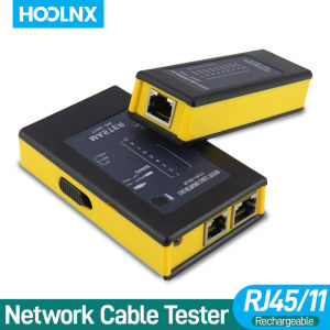 HOOLNX Thiết Bị Kiểm Tra Cáp Mạng RJ45 RJ11 Mạng LAN Ethernet RJ45 Dụng Cụ Kiểm Tra Cáp Công Cụ Mạng LAN Sửa Chữa Mạng Phiên Bản Có Thể Sạc Lại/Phiên Bản Bình Thường