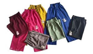 Celana anak perempuan kulot crinkle airflow mixue usia 2-8 tahun