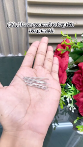 Livas Travel Set 20pcs Brooch Diamond Safety Pin Peniti Free Box Pink Cute Kerongsang Pin Tudung Shawl Bawal For Gift