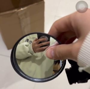 Kaca Spion Sepeda Bike Blindspot Rearview Adjustable - Kaca Spion bulat Untuk Handle Sepeda