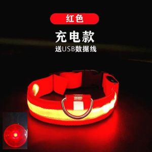 ปลอกคอเรืองแสงสำหรับสุนัขปลอกคอสำหรับสุนัขตัวเล็กพุดเดิ้ลจี้กระดิ่งเรืองแสงสำหรับสุนัขขนาดใหญ่และขนาดกลางอุปกรณ์วิเศษสำหรับสุนัขเดินเล่นเรืองแสงสำหรับสัตว์เลี้ยง