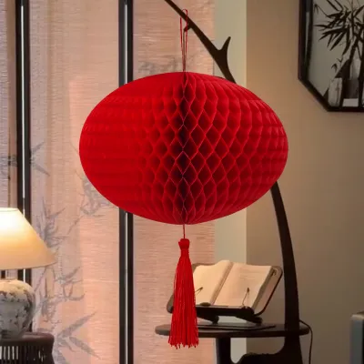 XILIANZHI | New Year Red Lanterns Decorations Festive Chinese New Year Ornament