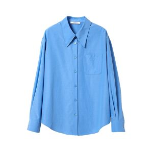 CHUMIAN | Wrinkle-Resistant Pink Casual Layering Shirt for Women