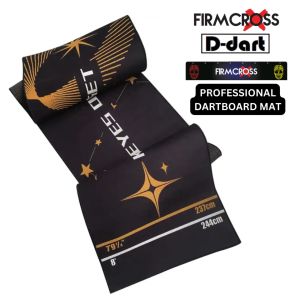 FIRMCROSS Dartboard Mat Carpet - Poly 03 Professional Standard Size Dart Mat/Carpet with Throw Line Sticker Carpet Dart