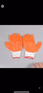 SWEET Gloves Rubber Construction Cotton Knitted GlovesGardening