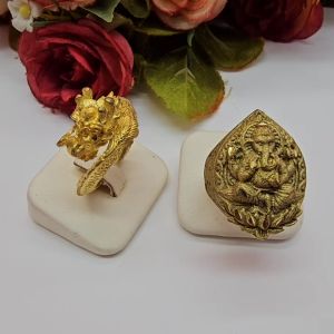 เคลื่อนทองเหลือง กับ มังกร พระพิฆเนศ (หมายกำหนด) ทองเหลือง งานดิบ ใส่ได้ทุกโอกาส รับผ่านน้ำ รูปภาพจากสินค้าจริง