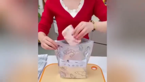 Reusable Aluminum Foil Storage Bags Stand-Up Airtight Food Saver for Veggies/Fruit/Meat Large Capacity Food with Zipper