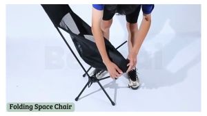Ultralight Camping Folding Space Chair Portable Leisure Outdoor Recliner Camping Chair Kerusi Lipat Khemah