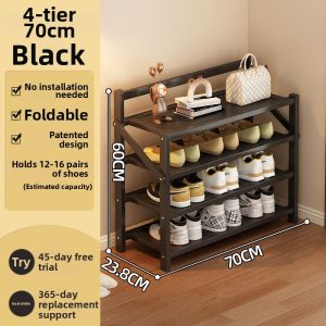 ZHUSHANXIA | Folding Multi-Level Space-Saving Shoe Rack