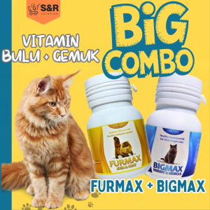 Maxicare Paket Vitamin Bulu Vitamin Penggemuk Kucing Vitamin Nafsu Makan Vitamin Bulu Lembut PAKET HEMAT VITAMIN KUCING