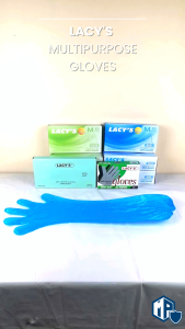 Lacys Multipurpose Gloves Powder Free | Disposable Gloves | Hand Gloves | Vinyl Gloves | CPE Gloves | Food Grade Gloves