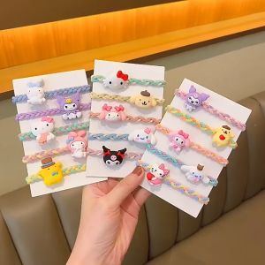 IKAT RAMBUT ANAK KARAKTER MELODY HELLO KITTY KUROMI KUNCIRAN KARET AKSESORIS RAMBUT ANAK