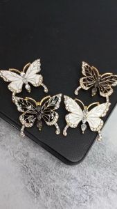 Bros Dada Motif Kupu-Kupu Silver Dan Gold Bros Korea Kekinian - GO CENTRAL