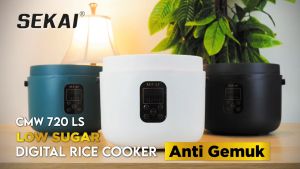 SEKAI Rice Cooker Digital Low Sugar Low Carbo / Penanak Nasi Magic Com 3 in 1 Anti Gemuk / CMW 720 LS