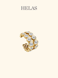Helas | Cultivated Diamond 9K Gold Earrings