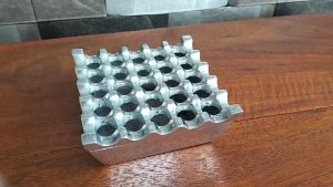 Asbak Kotak Almunium Lubang 25 Asbak Hotel 1 pcs Asbak Unik Asbak Aesthetic
