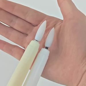6pcs 27.5cm Electronic Rod Wax Warm Yellow Light Flashing Home Holiday Family Gathering Desktop Wedding Bedroom Decor Ornaments