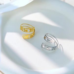 Skyrim Walking Cat Women‘s Rings Stainless Steel Gold Color Open Adjustable Ring Cute Animal Jewelry Gift