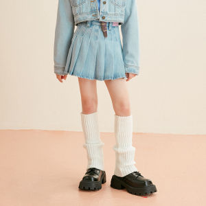 LOVESASAKIDS | Girls Soft Denim Short Skirt