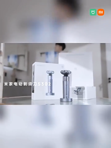 Xiaomi Mijia Electric Razor S302 Men Wireless Portable Razor LED Screen Display Razor Beard Double Ring Curved Blade Magnetic Blade Wet Dry USB type-c Rechargeable