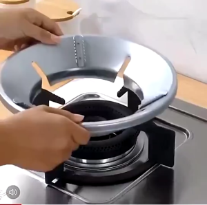 Home2U🏡 8 Holes Stainless Iron Gas Stove Ring Fire Wind Proof Energy Saver Cover Windproof Gas Stove Wind Shield Kitchen Accessories