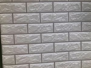 decal dán tường ô gạch xám
