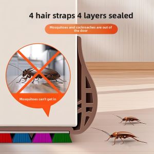 MONLEYTA | Door Bottom Soundproofing Seal Strip PVC Material Door Gap Filler Windproof Door Bottom Silent Design Bedroom Door Accessory