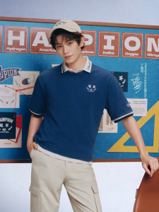 Champion | Cotton Short Sleeved Crewneck T-Shirt Summer Leisurewear