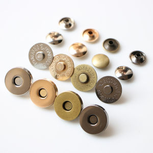 Double Hood Rivet Magnetic Snap Strongly Fixed Magnet Metal Button Snap Fastener Money Backpack Handmade Accessories Clothing