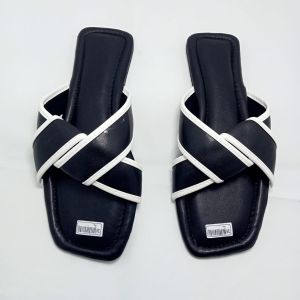REEDOFAMILY - Sandal wanita teplek variasi silang TPK01