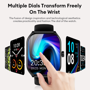 Aolon Curve Smart Watch New jam tangan smartwatch IP68 Waterproof 2.01-inch Curved IPS Screen Bluetooth Call Running Pace Custom Wallpaper smart watch pria anti air wanita jam tangan pria dewasa 2024 t800 ultra jam hp for android