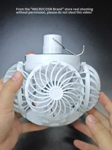 Solar Ceiling Fan With Light Solar Electric Fan Solar Fan Hanging Fan Solar Portable Camping Lights Rechargeable Outdoor Solar Portable Fan Light