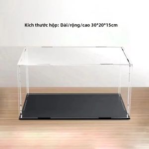 Acrylic Hình Tủ Trưng Bày Trong Suốt Chống Bụi Hộp Bảo Quản Cho 1:14 Xe Ô Tô Mô Hình Đồ Chơi Nghệ Thuật Đồ Trang Trí Hình Chữ Nhật Đứng