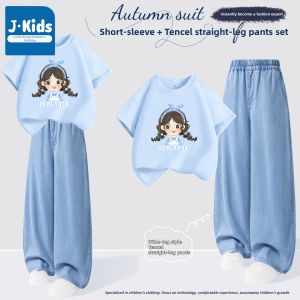 JKIDS | Embroidery Summer Cotton Girl Set